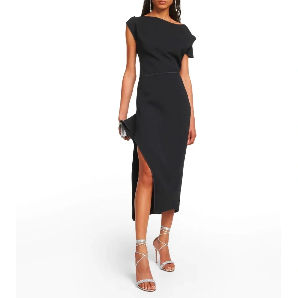 Maticevski Narrate Side Slit Crepe Pencil Skirt NWT